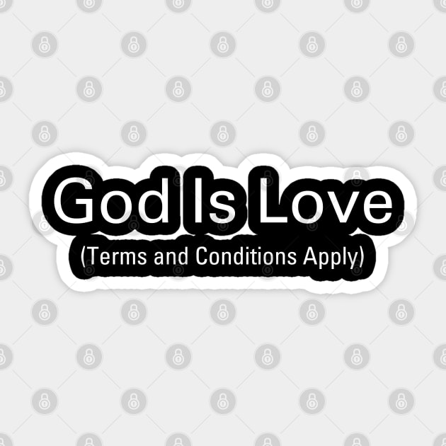 Terms and Conditions Apply Sticker by LylaLace Studio